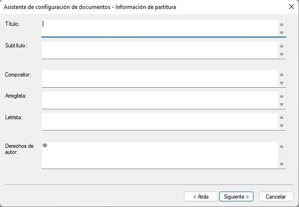 Configuraci&oacute;n de datos del documento