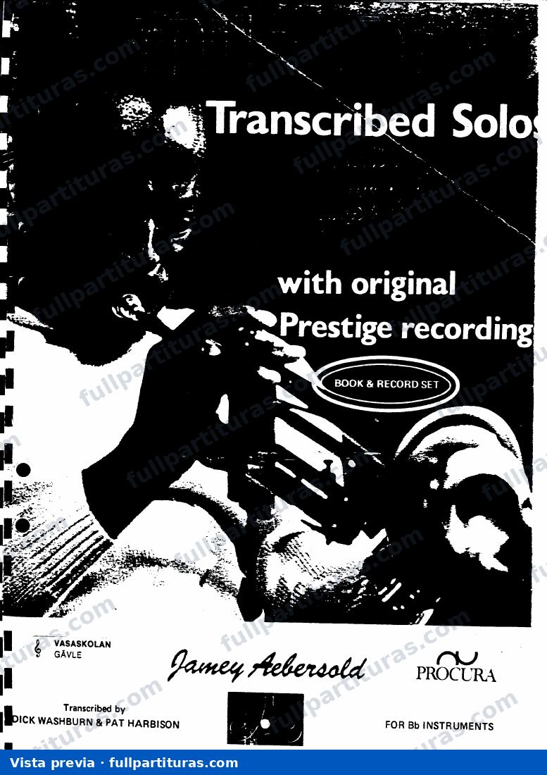 Miles Davis Transcribed Trumpet Solos — preview