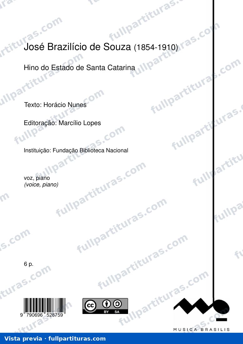 Hino Do Estado De Santa Catarina — preview