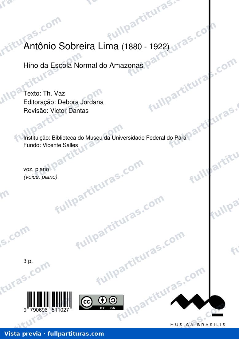 Hino da Escola Normal do Amazonas — preview