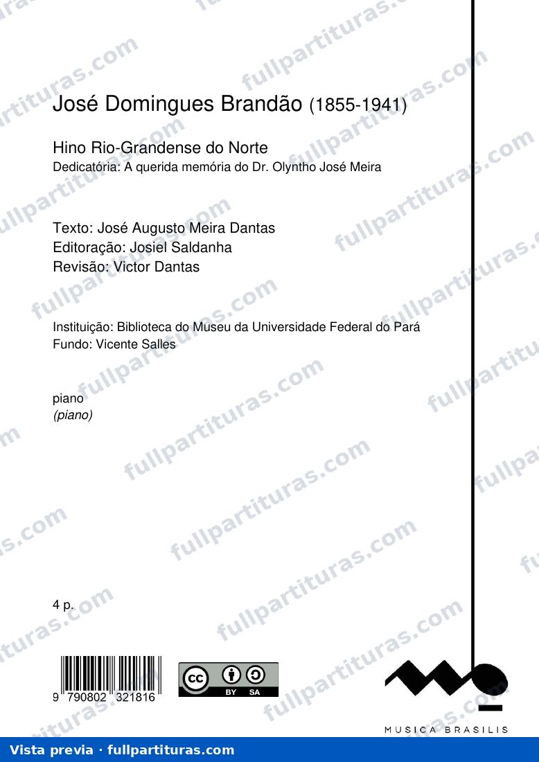 Hino Rio-Grandense do Norte — preview