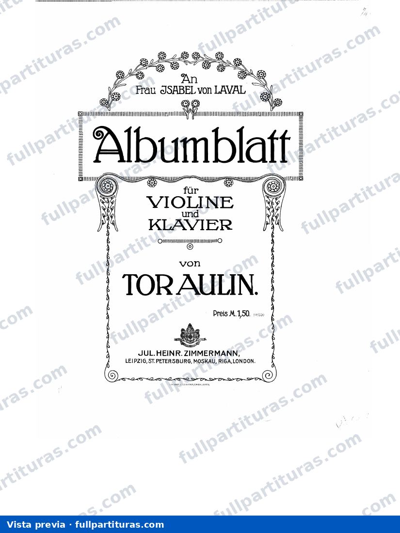 Albumblatt — preview