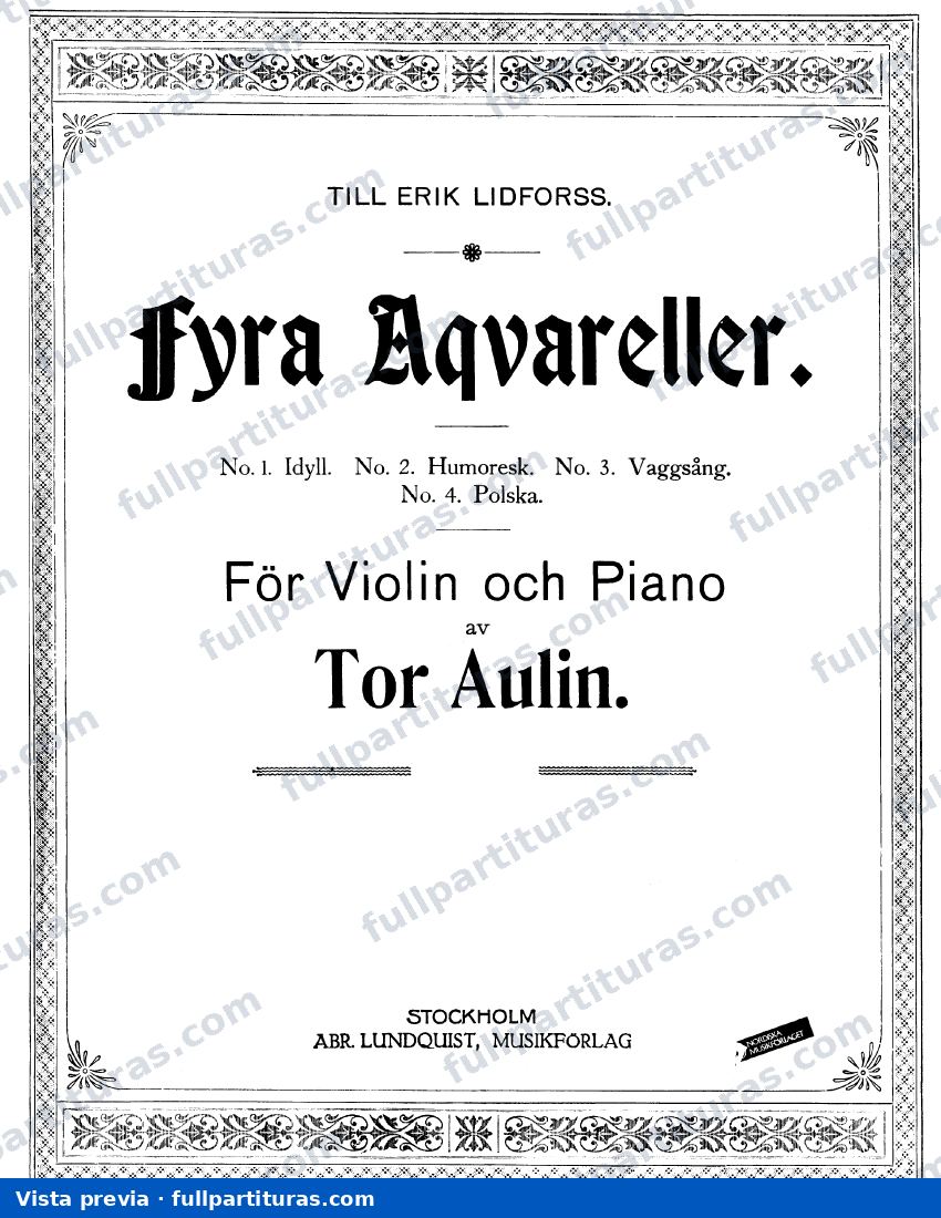 4 Aqvareller — preview