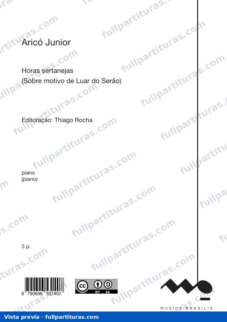 Horas sertanejas — preview