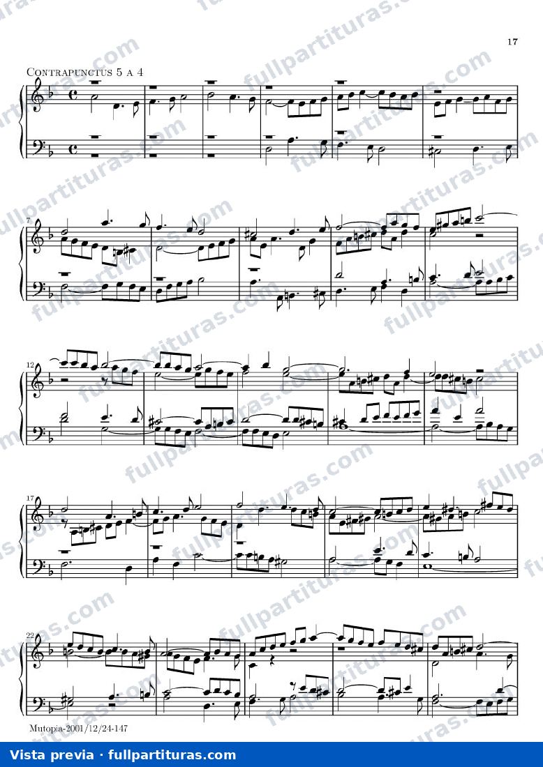 Contrapunto 5 a 4 — preview