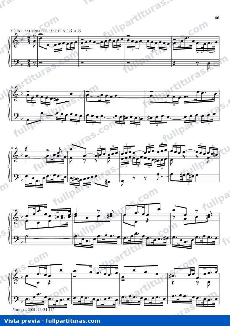 Contrapunto 13 a 3 — preview