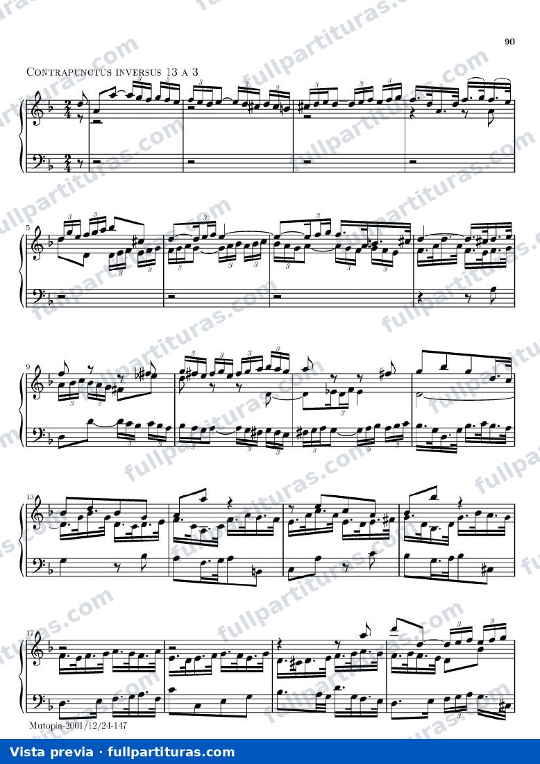 Contrapunto 13 a 3 — preview