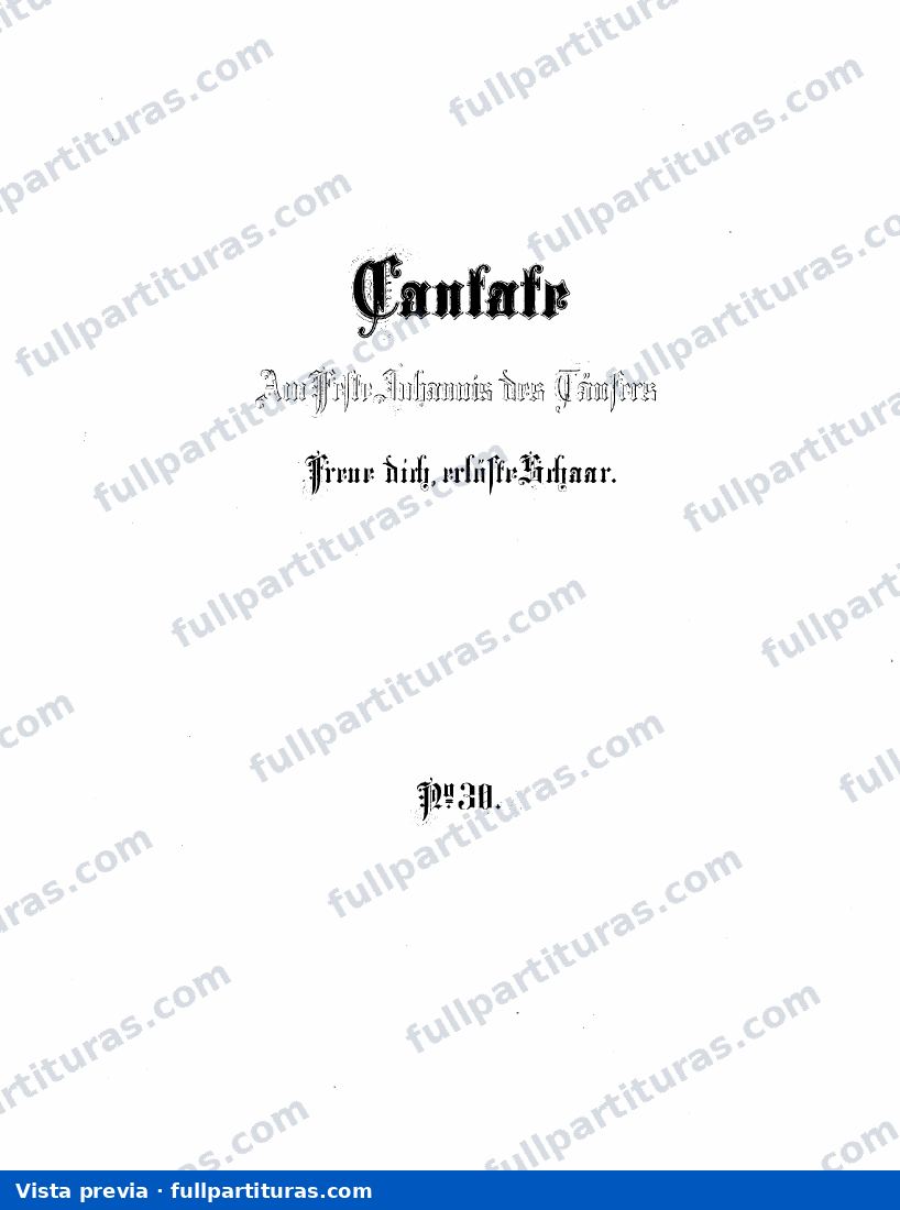 Freue dich erloste Schar — preview