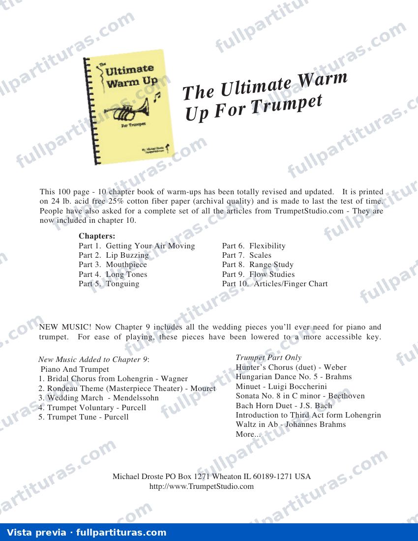 The Ultimate Warm Up For Trumpet — preview