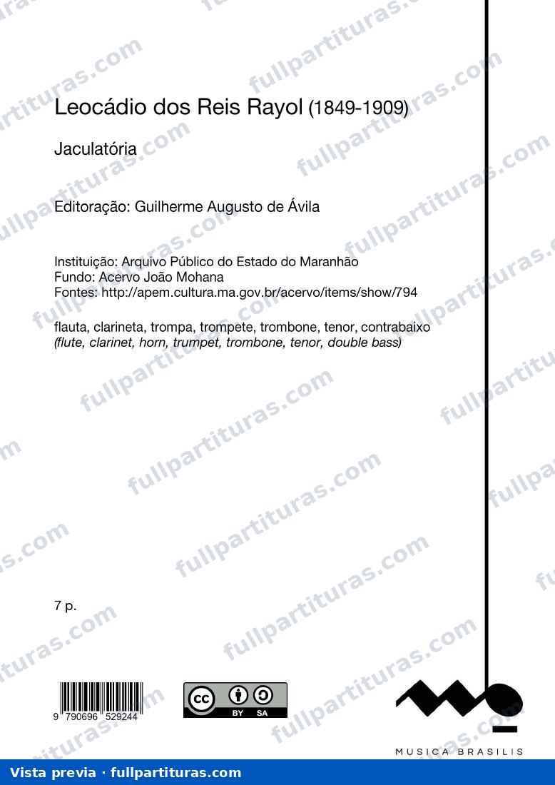 Jaculatória — preview
