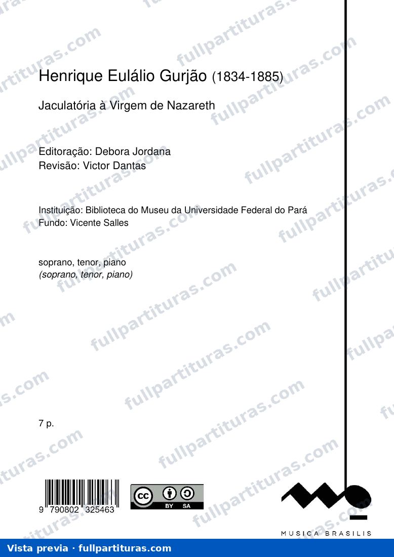Jaculatória à Virgem de Nazareth — preview