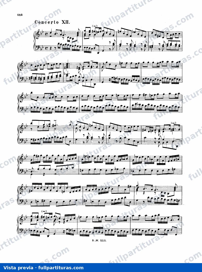 Concerto in G minor, BWV 983 — preview
