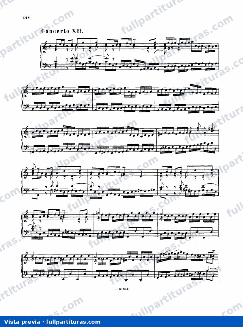 Concerto in C major, BWV 984 — preview