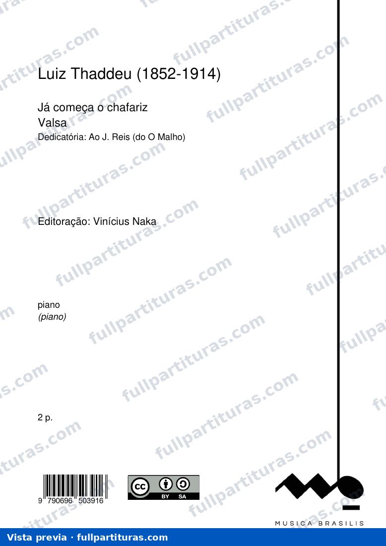 Já começa o chafariz — preview