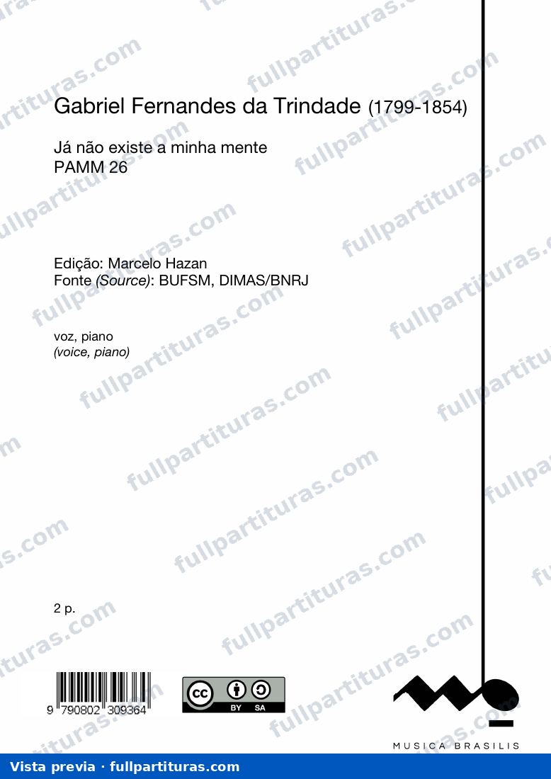 Já não existe a minha mente — preview