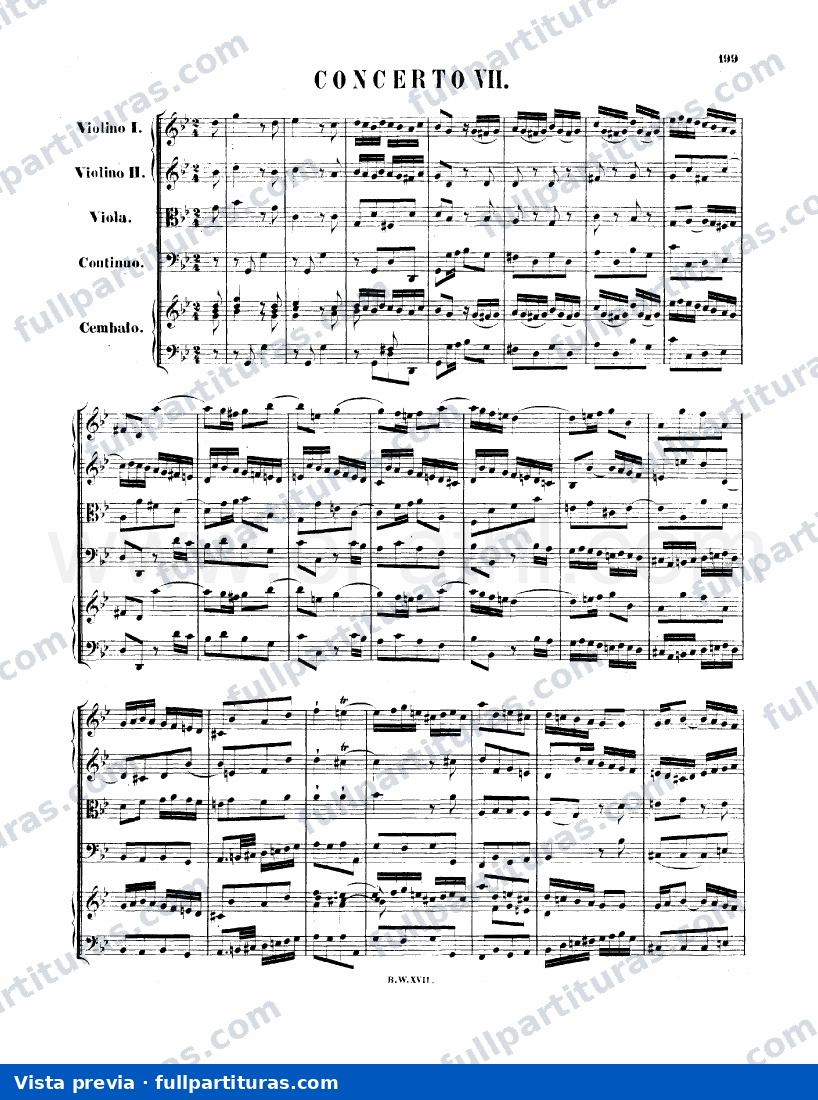 Concierto para clave Nº 7 — vista previa