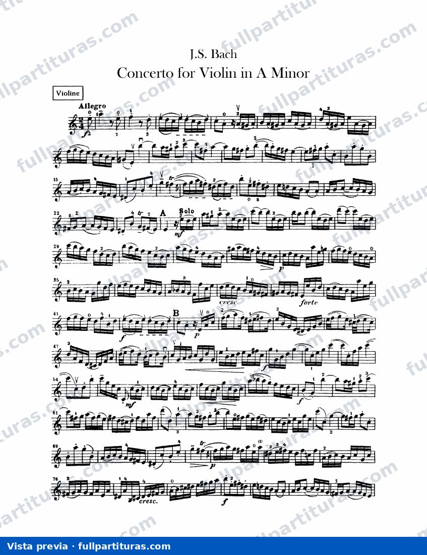 Violín solista — preview