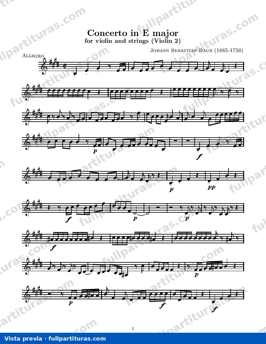 Violín 2º — preview