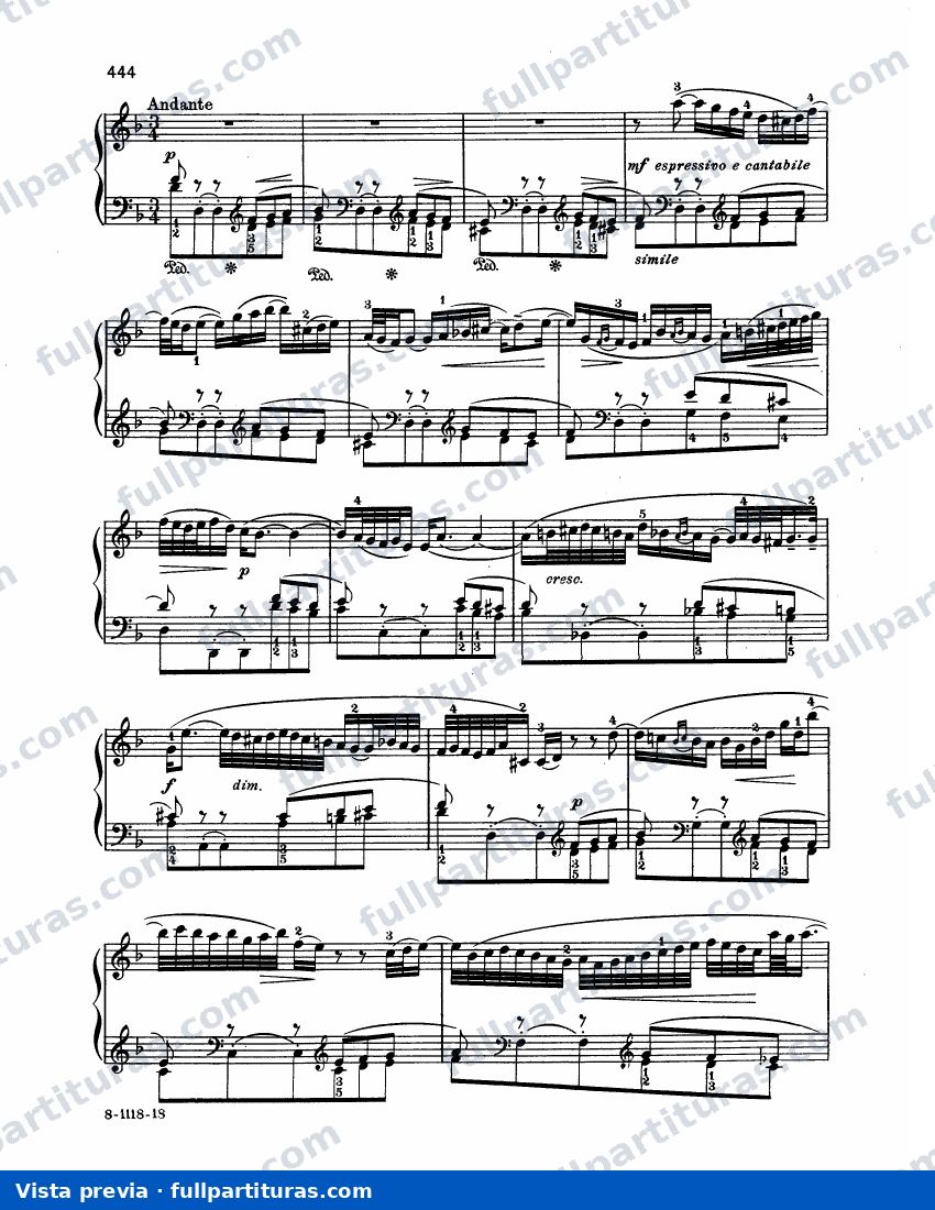 Concierto Italiano BWV 971: Movimiento 2 — preview
