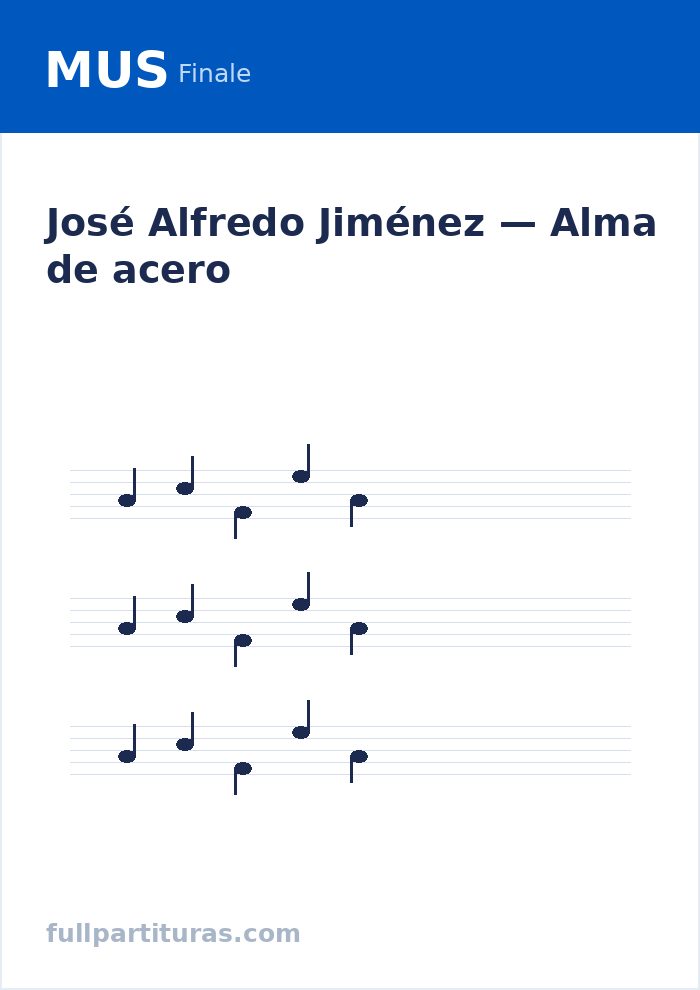 Alma de acero — Vorschau