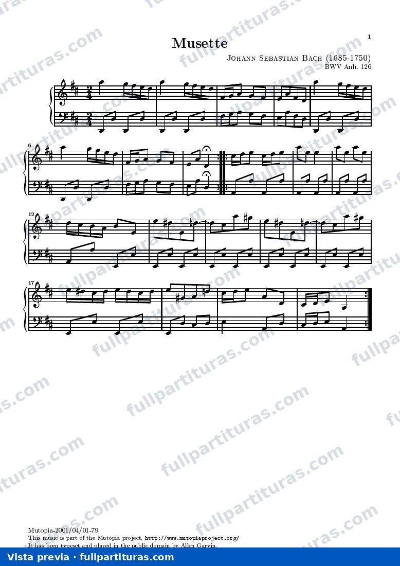 Musette BWV 126 — preview
