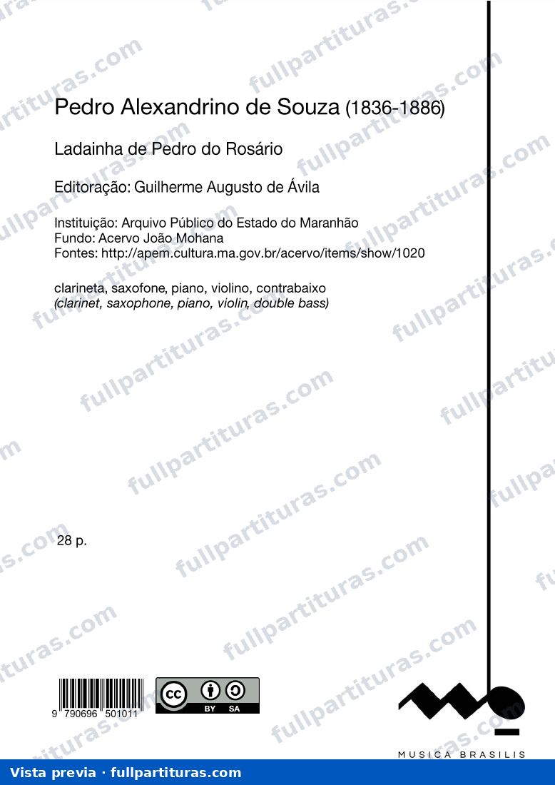 Ladainha de Pedro do Rosário — preview