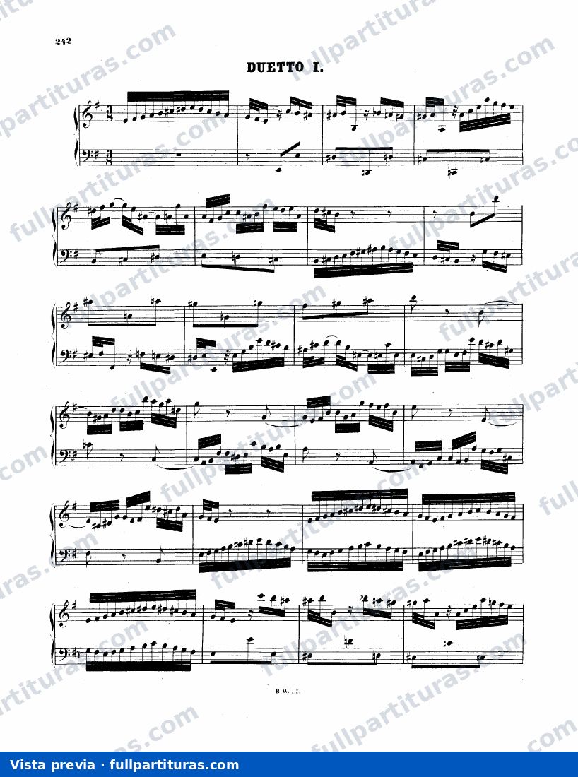 Invención BWV 802 — preview