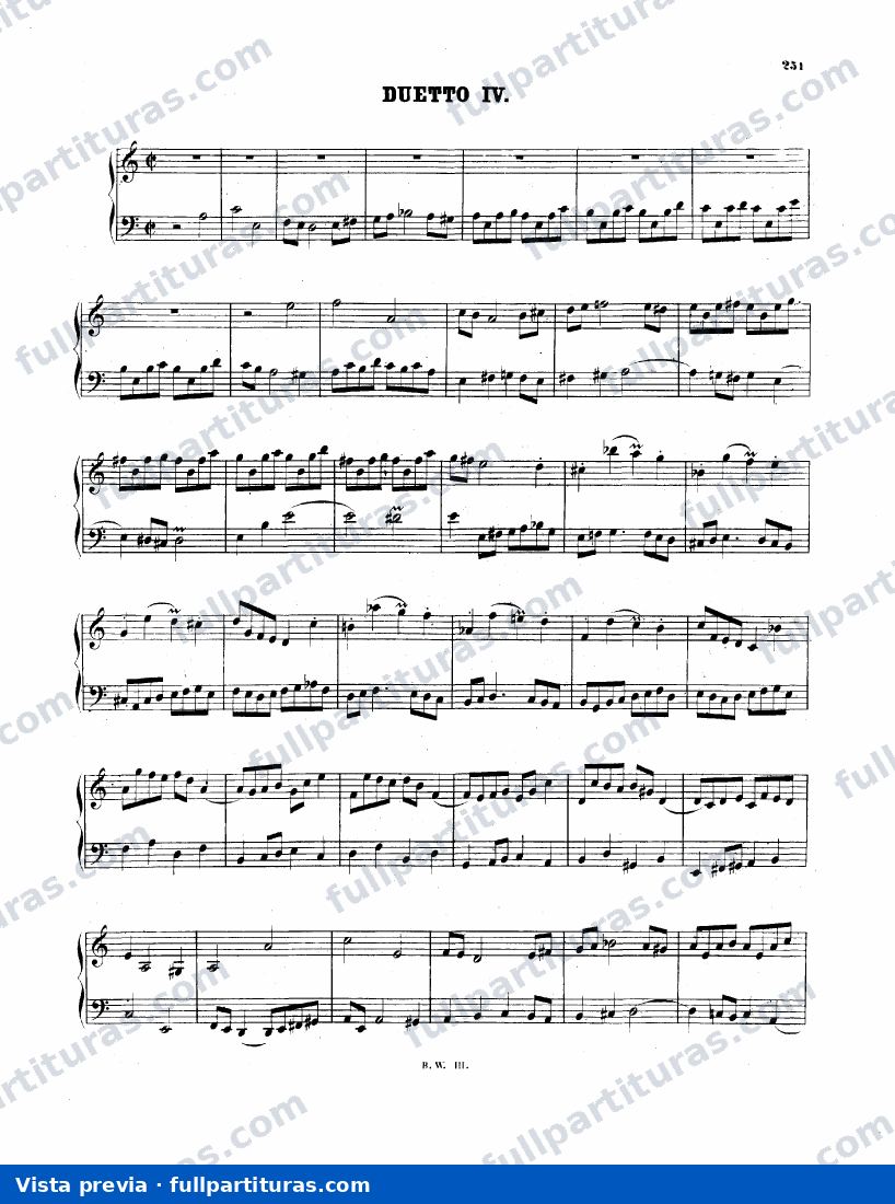 Invención BWV 805 — preview