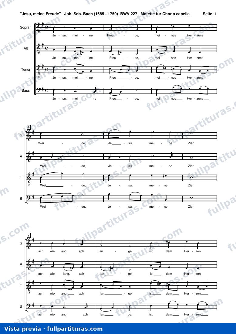 Jesu, meine Freude — preview