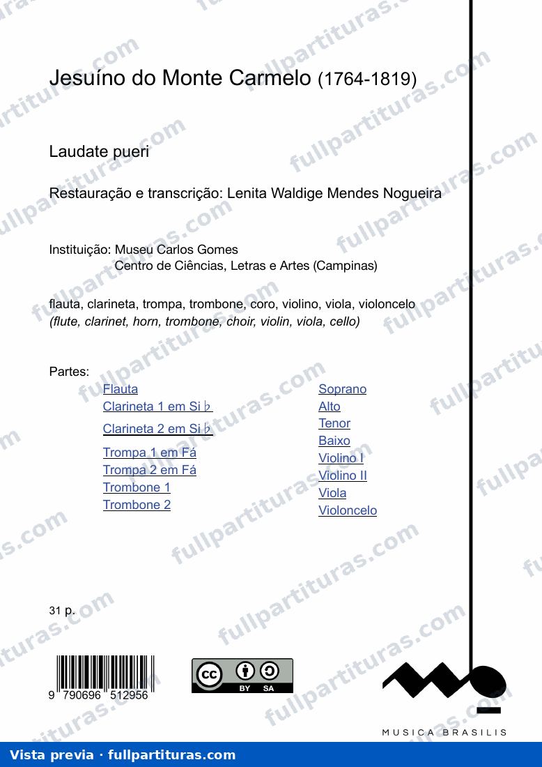 Laudate Pueri — preview