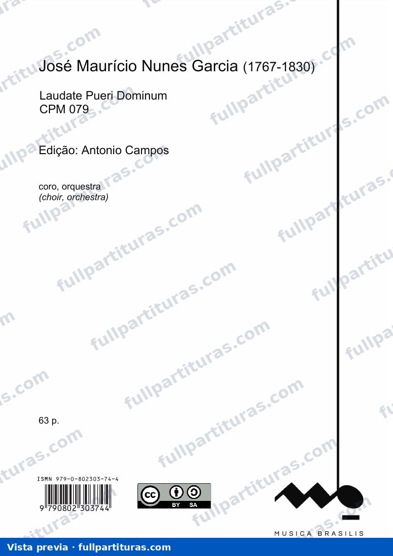 Laudate pueri dominum — preview