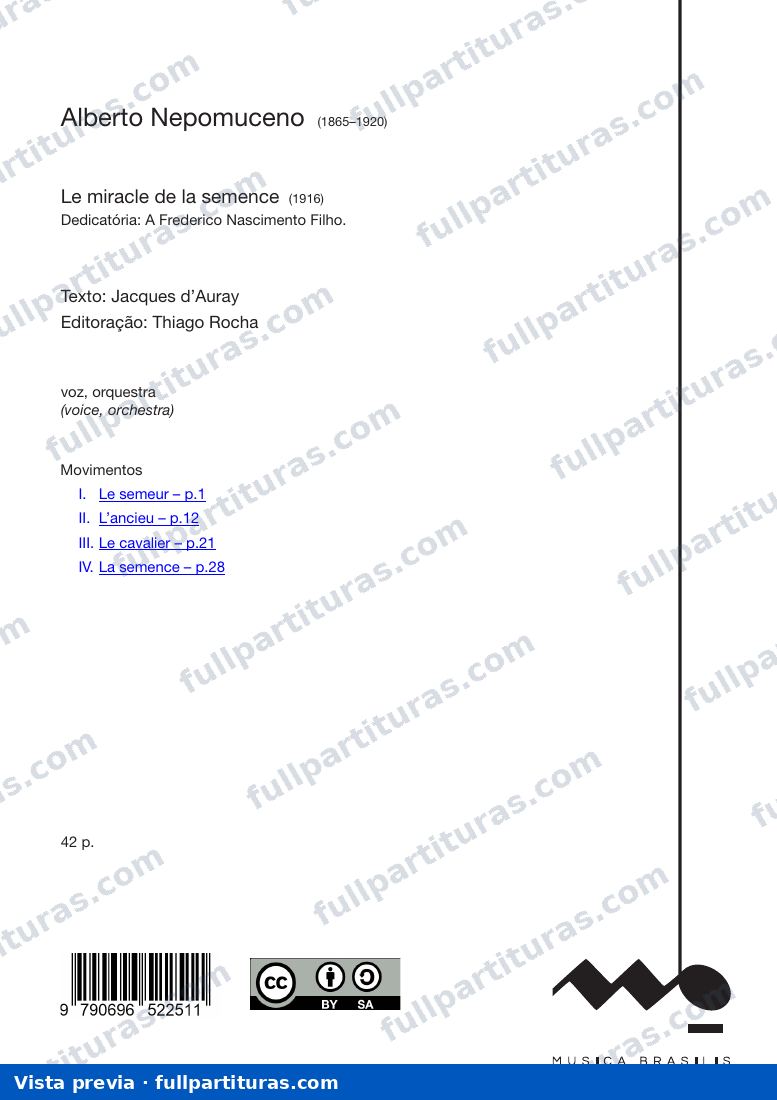 Le miracle de la semence (1) — preview