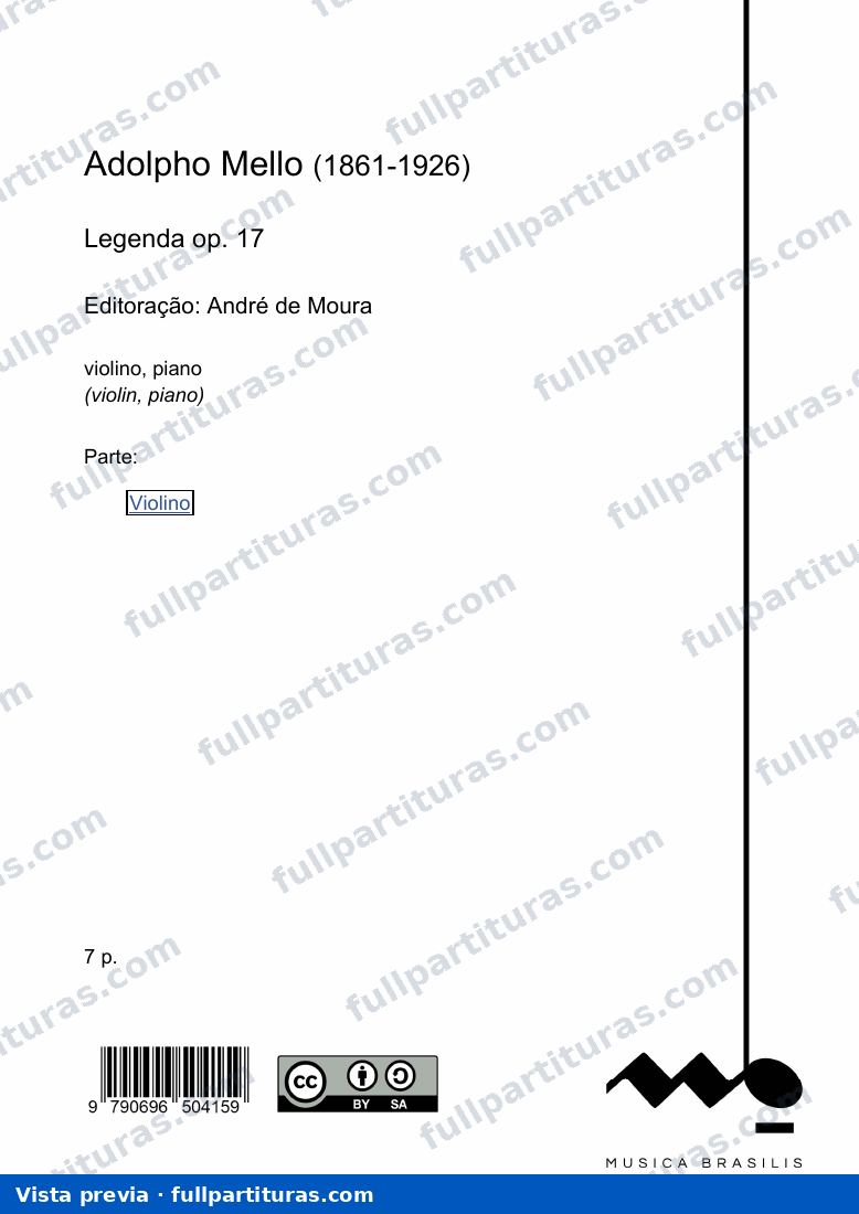Legenda op. 17 — preview