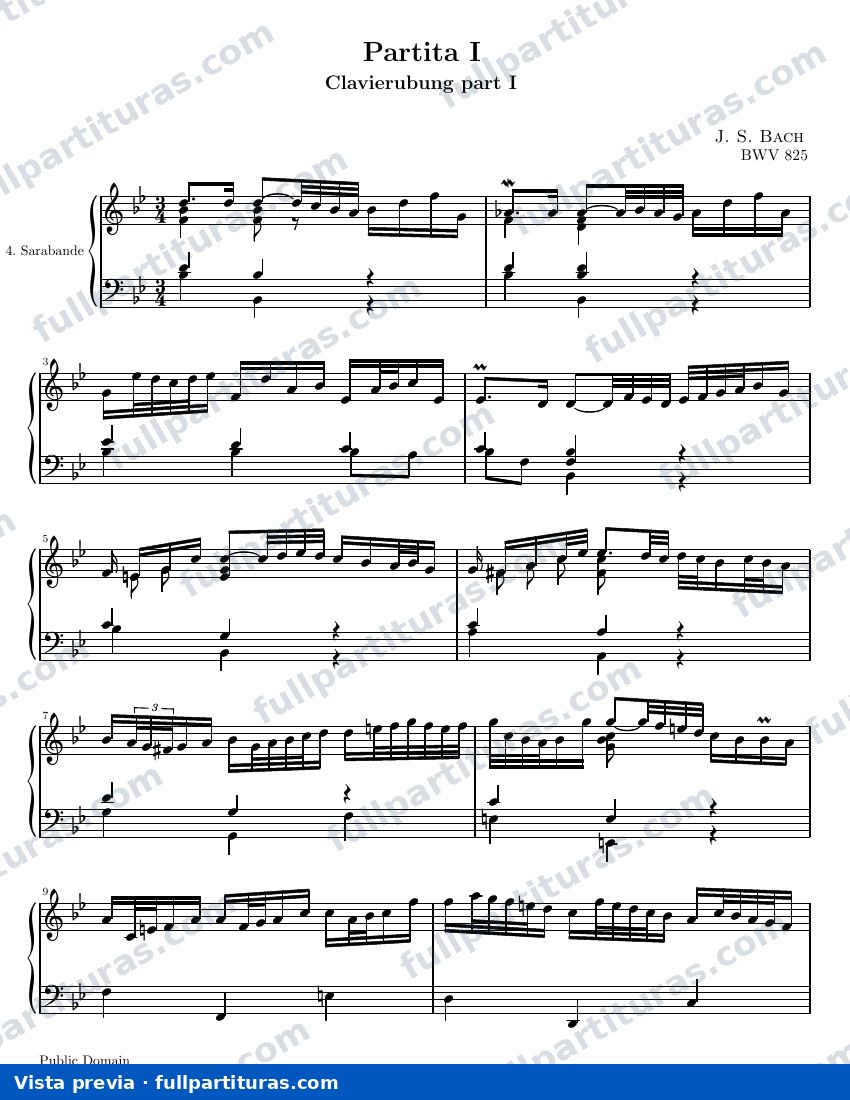 Sarabande — preview
