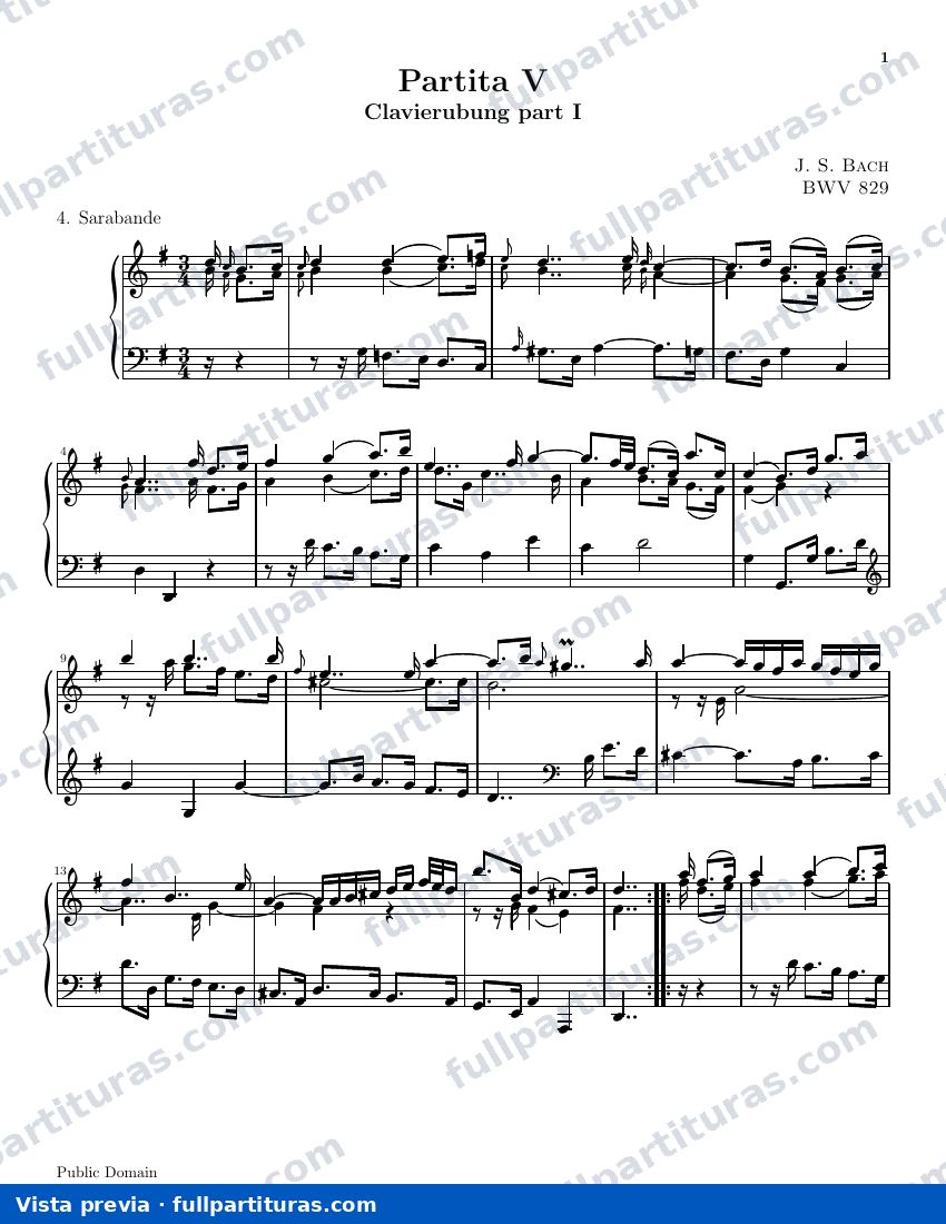 Sarabande — preview