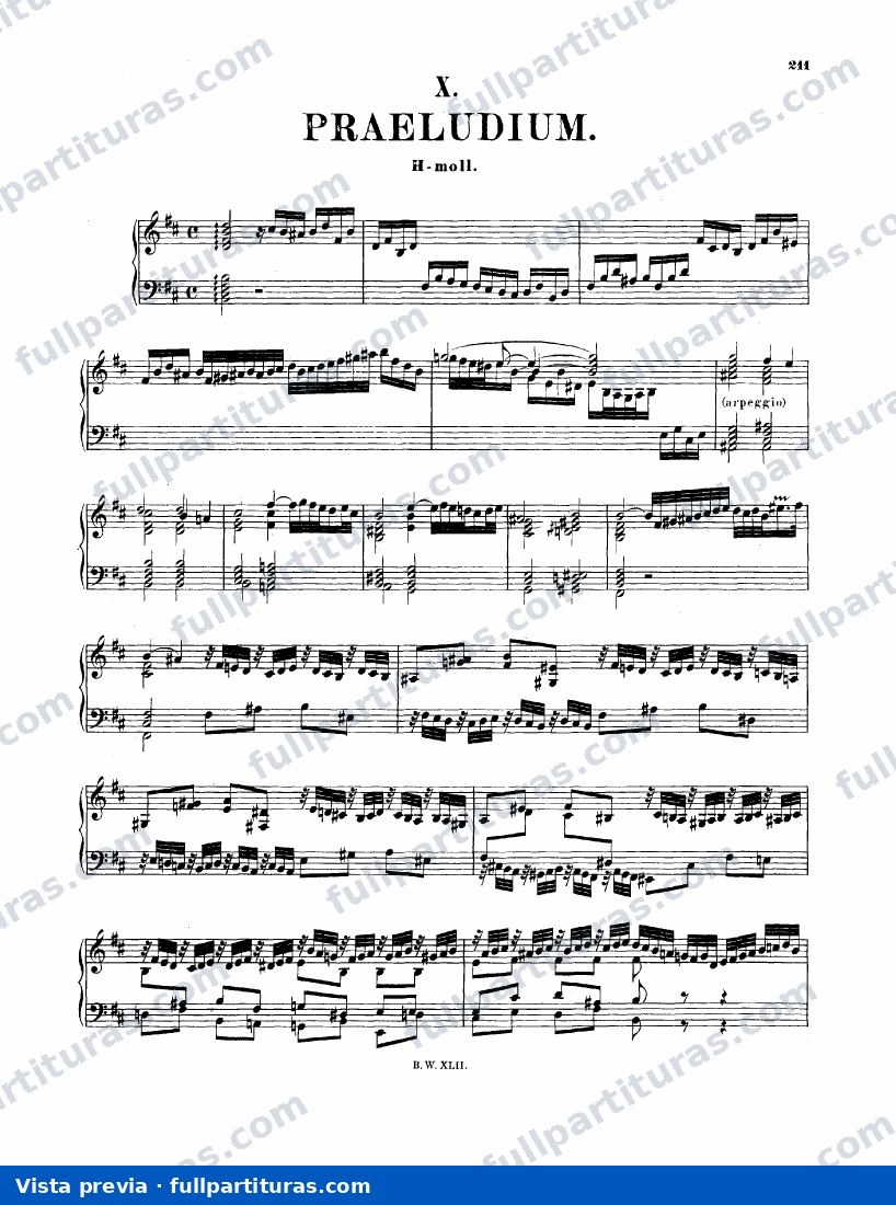 Preludio BWV 923 — preview