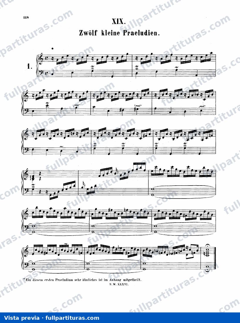 Preludio BWV 924 — preview