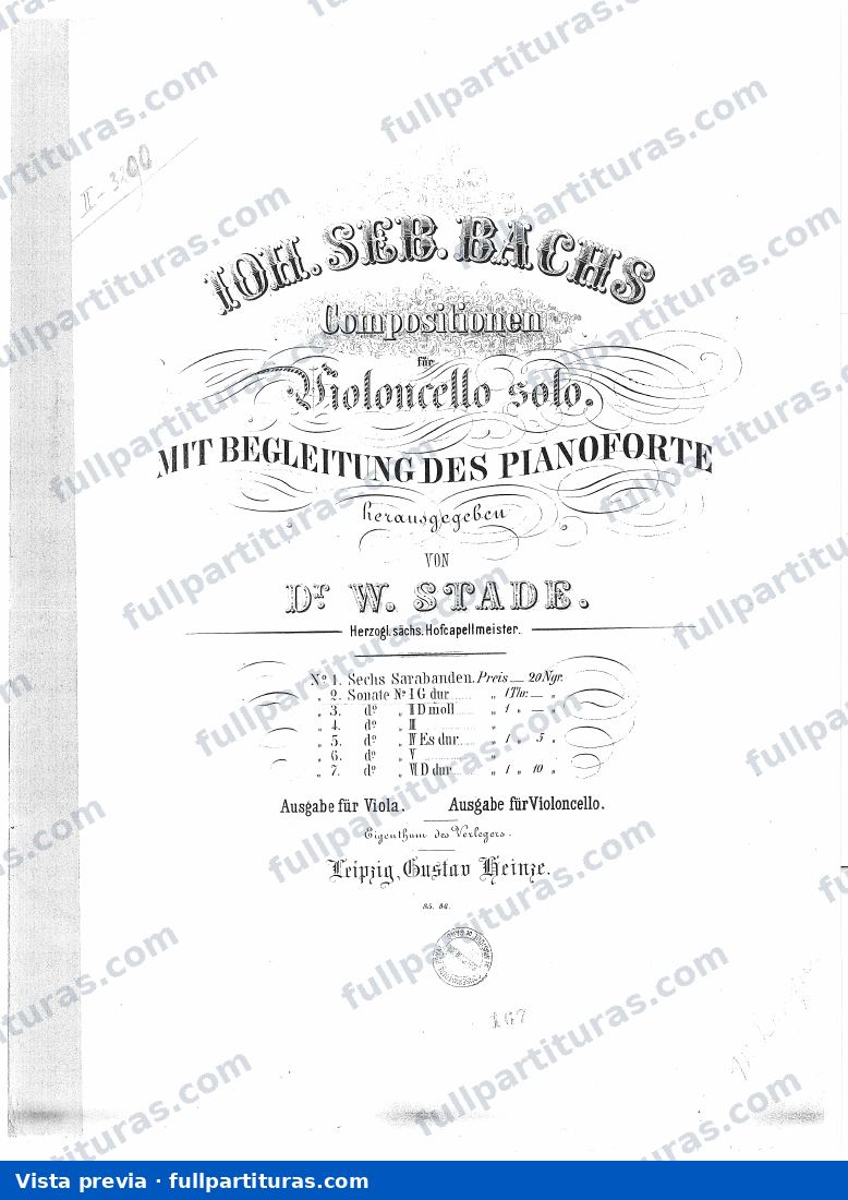 Versión de la Suite nº 1 para viola (BWV1007) — preview