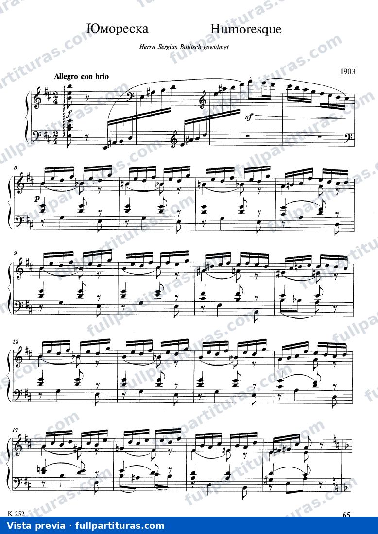 Humoresque — preview