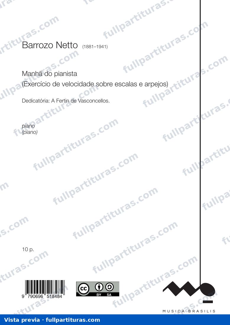 Manhã do pianista — preview