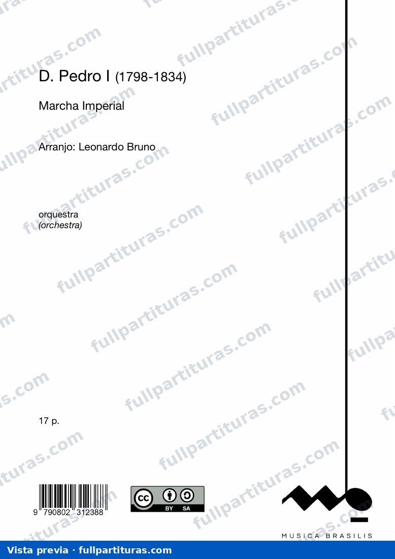 Marcha Imperial, Pedro I do Brasil, Clarineta — preview