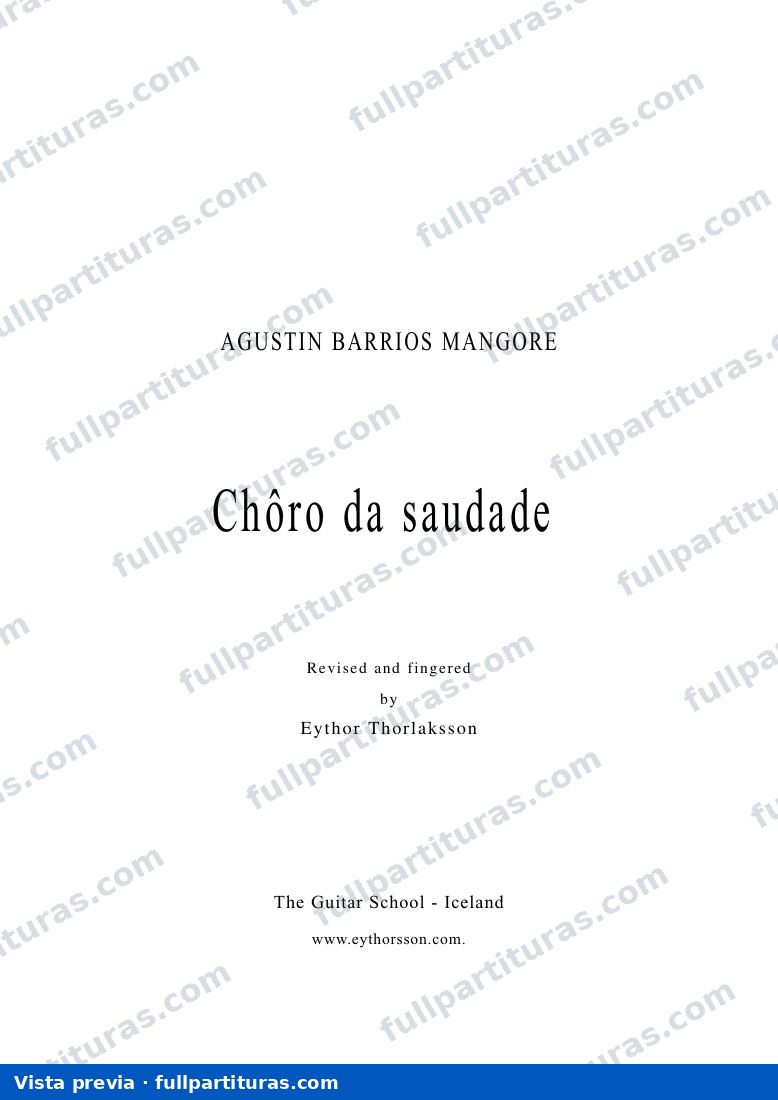 ChÃ´ro da saudade — vista previa