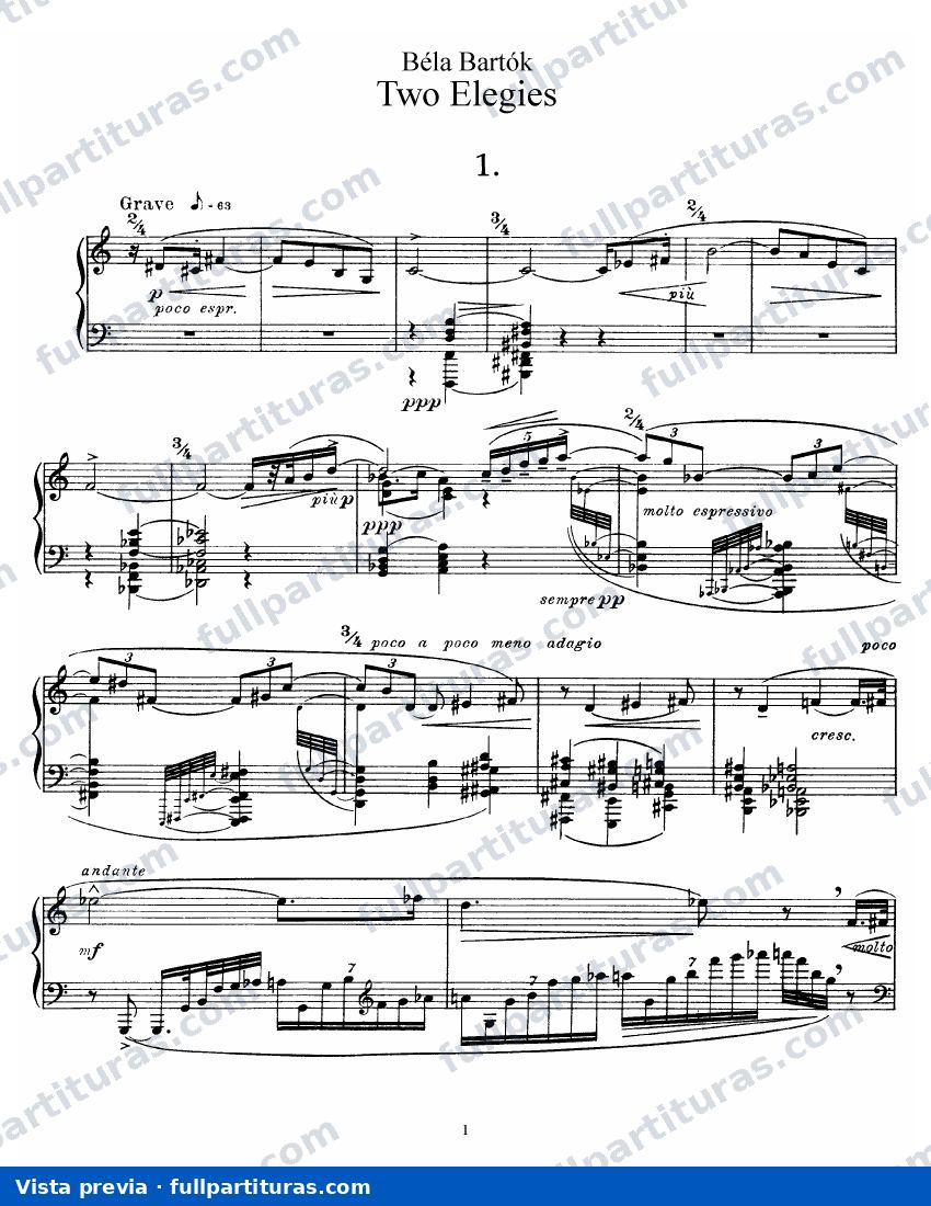 2 Elegies, Sz.41 (Op.8b) — preview