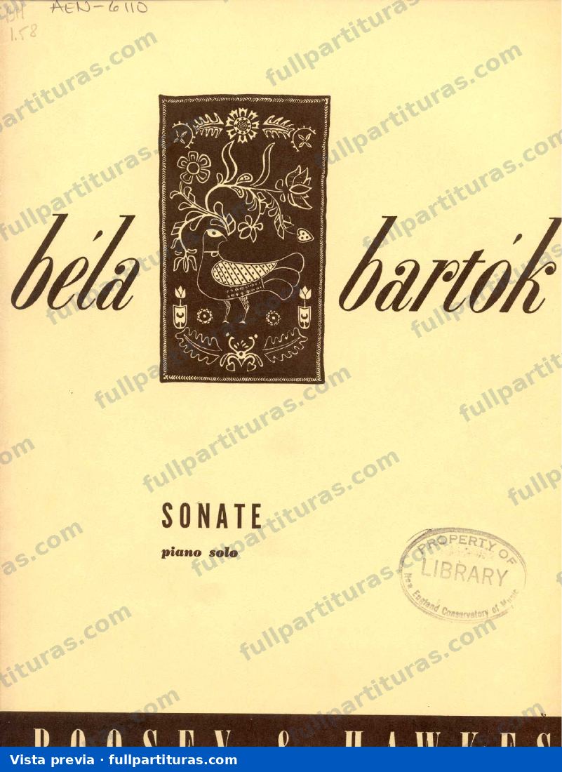Piano Sonata, Sz.80 — preview