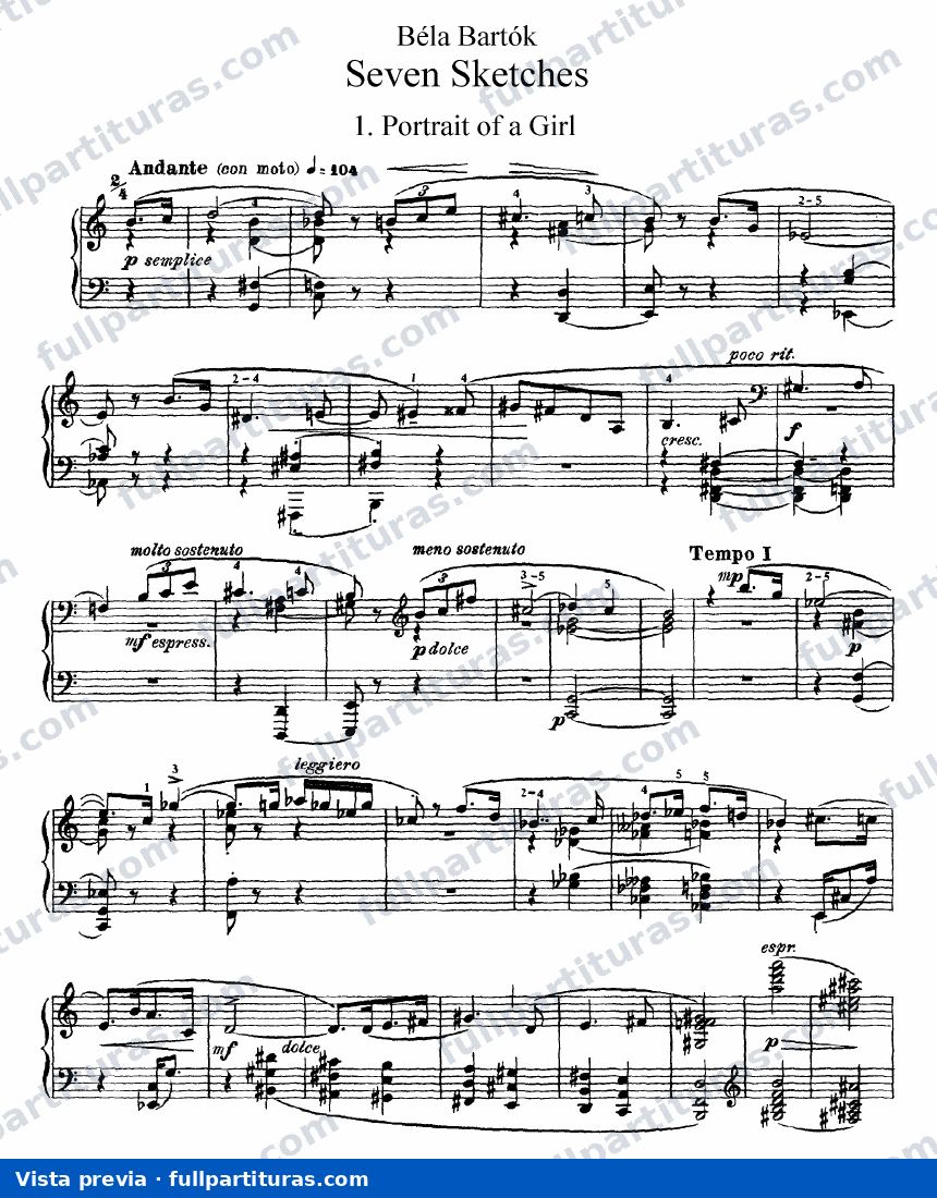 7 Sketches, Op.9b — preview