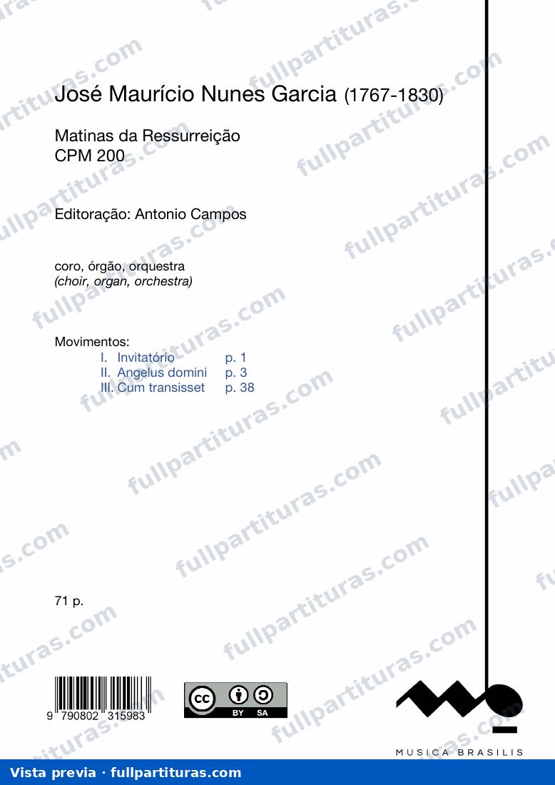 Matinas da ressurreição — preview