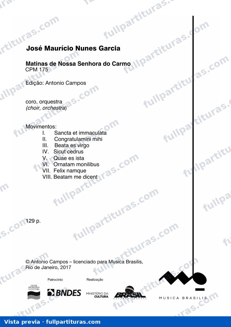 Matinas de Nossa Senhora do Carmo — preview