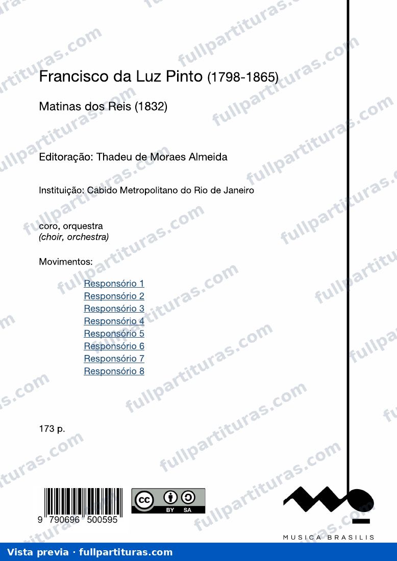 Matinas Reis Score — preview