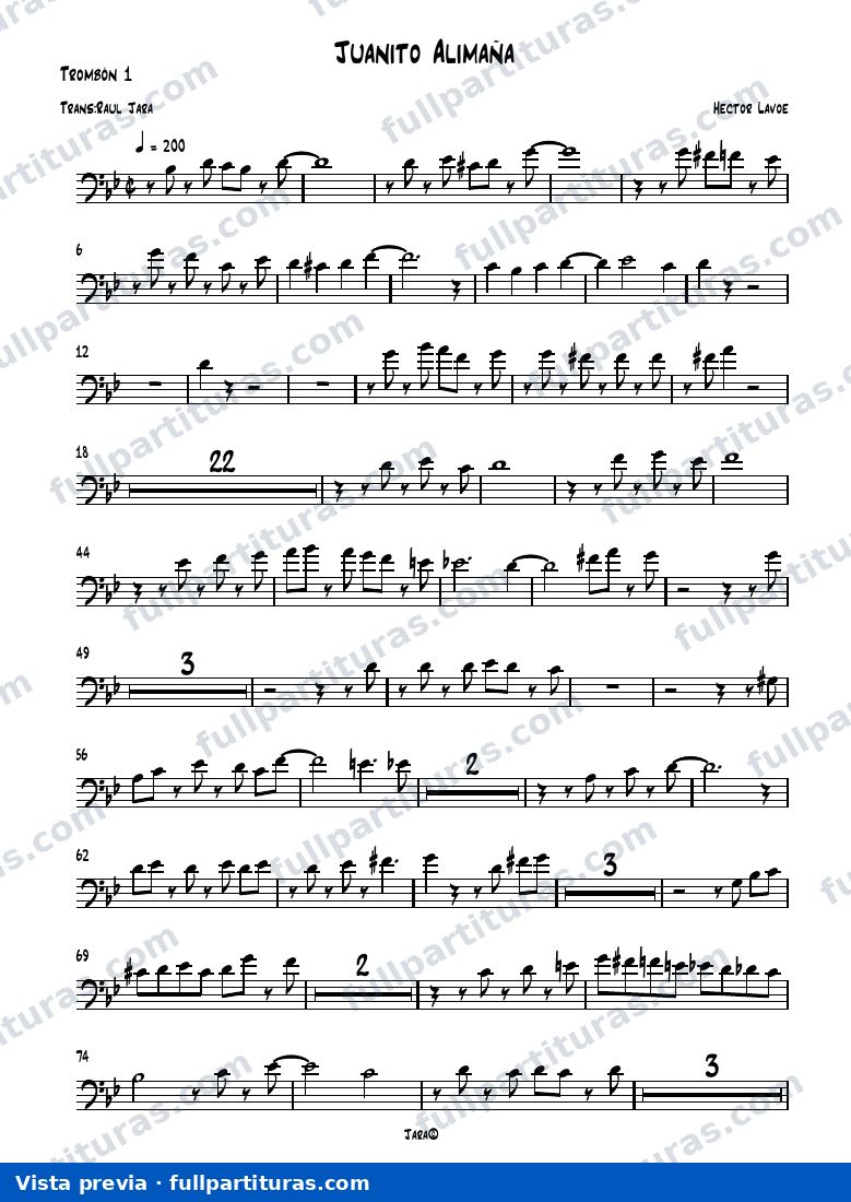 Juanito Alimaña (Metales Con Trombones) — Vorschau