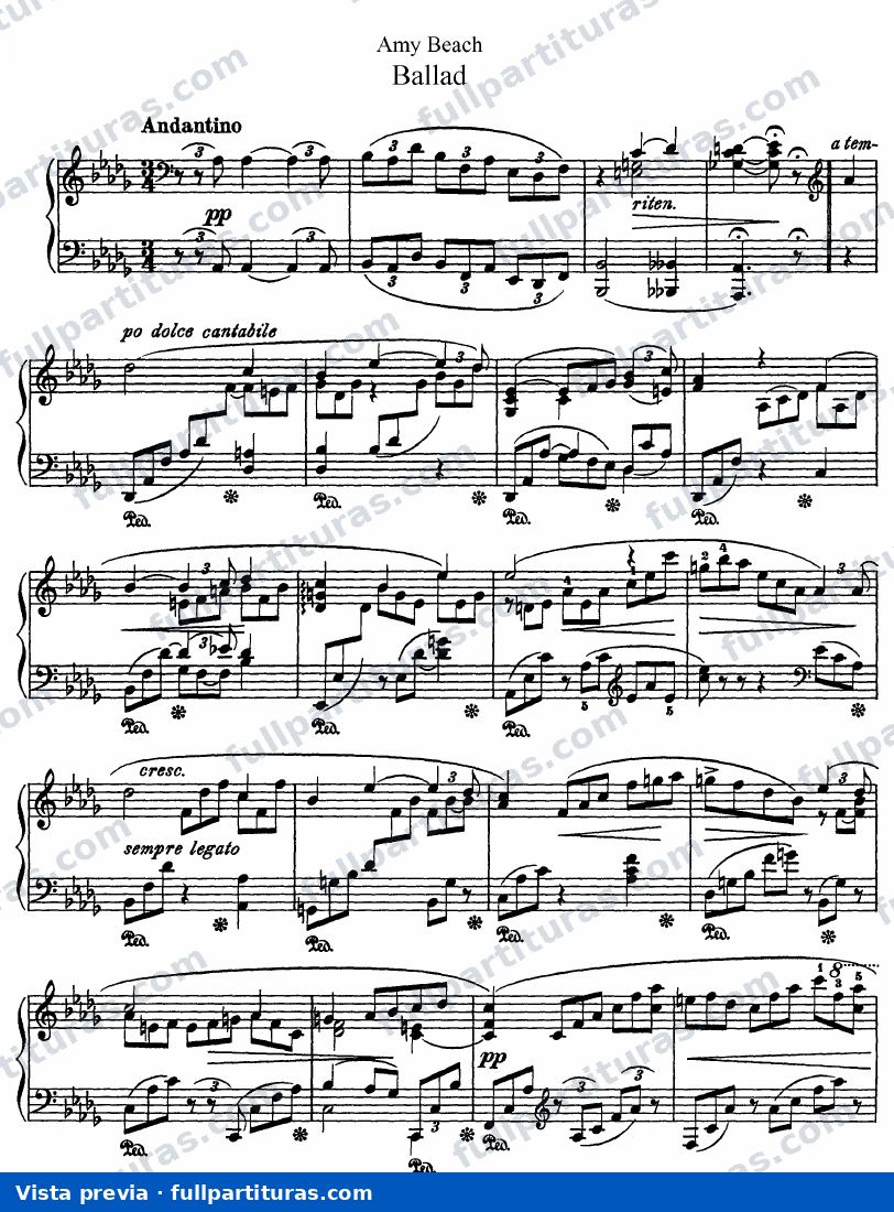 Ballade, Op.6 — preview